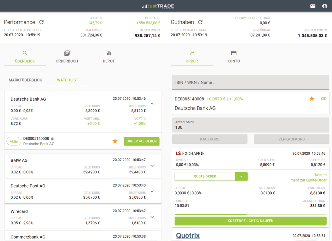 JustTrade Broker